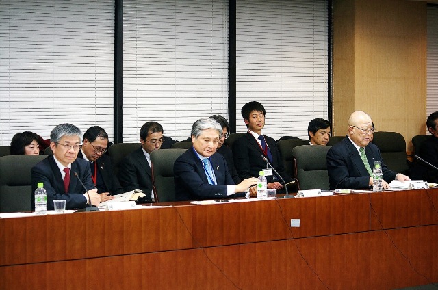 左から　岡﨑・高知市長、福田・茨城県知事、齋藤・井川町長