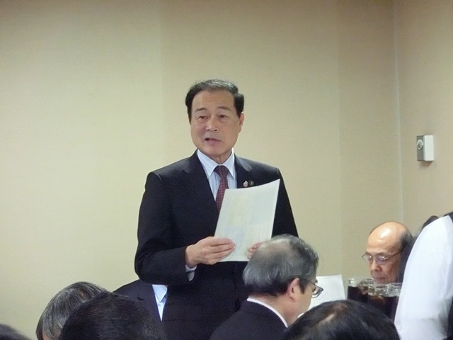 森会長が自由民主党・地方税勉強会に出席し、平成27年度税制改正に関して要請