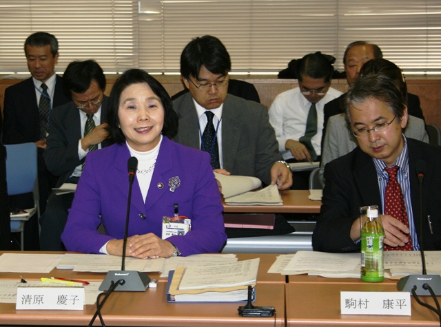 (写真)　清原・三鷹市長